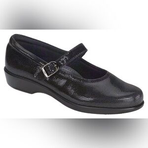 SAS Black Tripad Comfort Sandals Snack 10 NARROW WIDTH